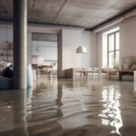 Water Removal Services | House flooded with water | All Dry RI